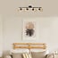 4-light ceiling light Florida - smoked glass with mirror effect