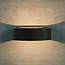 Modern outdoor wall light Misty - black