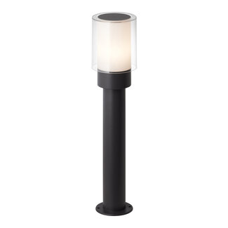 Modern outdoor standing lamp Baxie - black