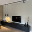 Pendant light cord for 1-phase track lighting system Simon - black