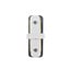 Straight connector for 1-phase track, white