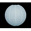 Light blue nylon lantern for outdoor use