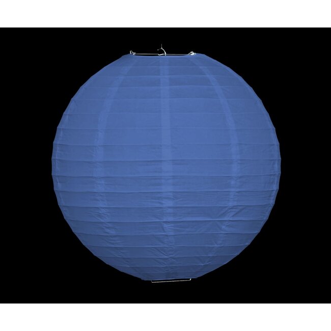 Dark blue nylon lantern for outdoors