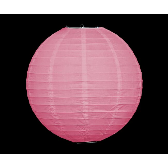 Pink nylon lantern for outdoors