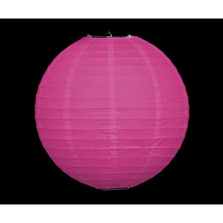 Fuchsia pink nylon lantern for outdoor use