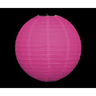 Fuchsia pink nylon lantern for outdoors