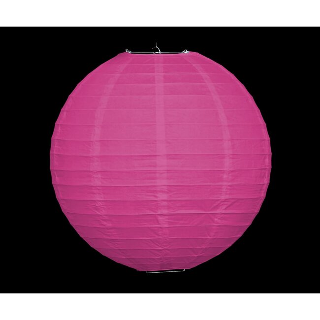 Fuchsia pink nylon lantern for outdoors