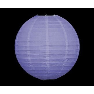 Light purple nylon lantern for outdoor use