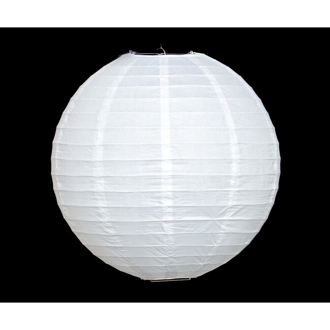 White nylon lantern for outdoors