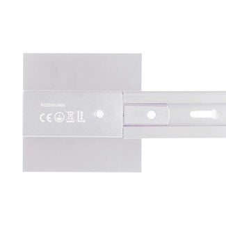 Cover plate for 1-phase track system, white