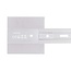 Square cover plate for 1-phase track lighting system - white