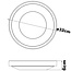 Outdoor ceiling light, dark grey 20W - Samuel