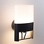 Outdoor wall light with house number - Lidia