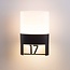 Outdoor wall light with house number - Lidia