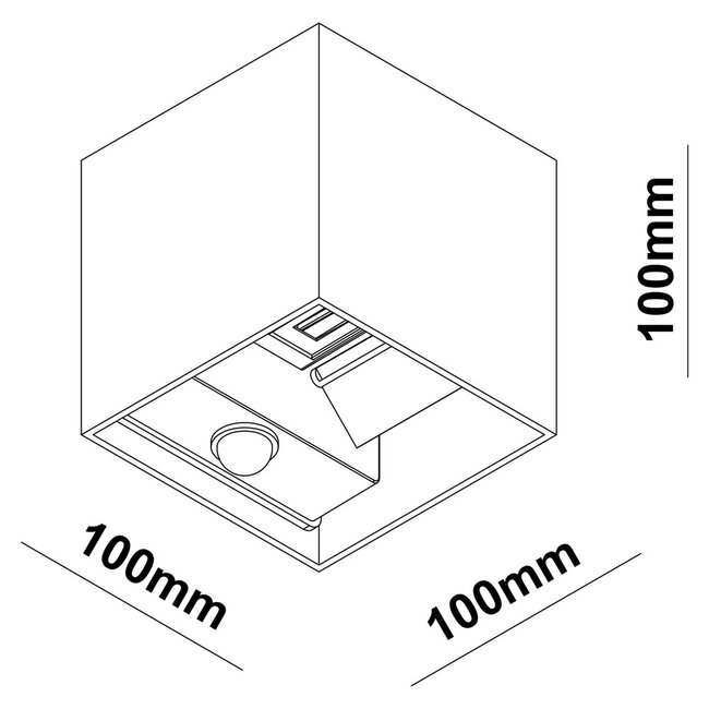 Wall light Nora with sensor