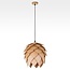 Modern pendant light, wood - Indore