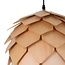 Modern pendant light, wood - Indore