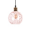 Pendant light with various colors and textured glass - Vanessa