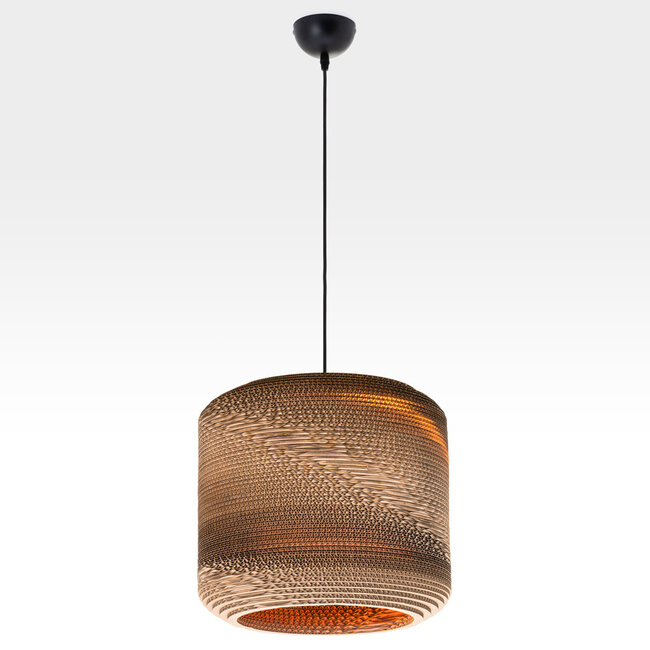 Cardboard pendant lamp - Emily