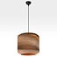 Paper fiber pendant light Emily - natural