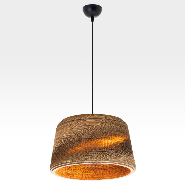 Paper fibre pendant light Liva - natural