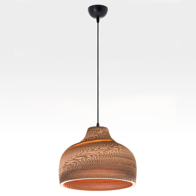 Cardboard pendant light - Maeve