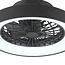Ceiling light with fan, adjustable colour temperature and star effect - Mayra