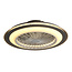 Ceiling light with fan, RGBW function and star effect - Meva