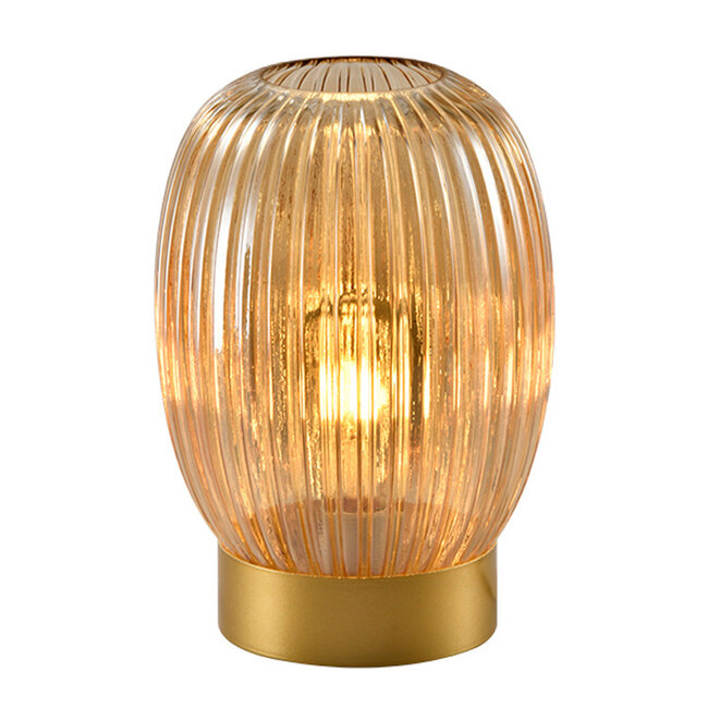 Table lamp with amber glass - Inci