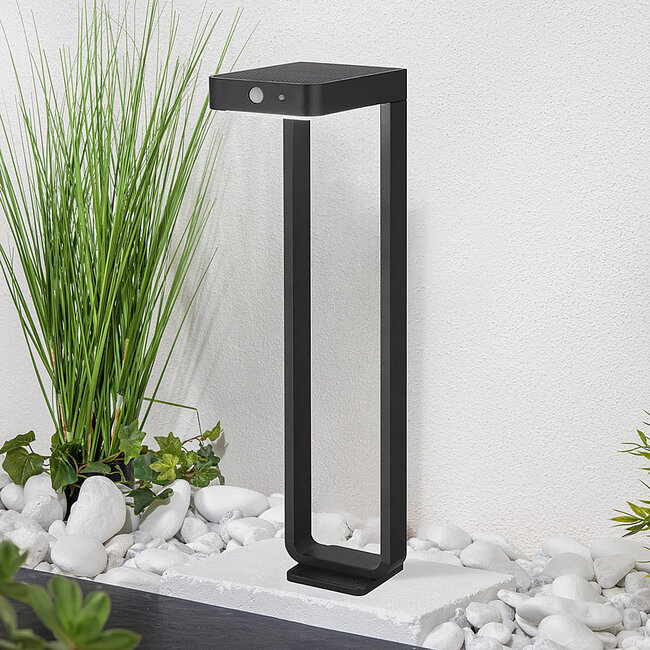 Solar bollard light with sensor - Pelle