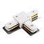 T-connector for 1-phase track lighting - white