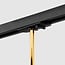Timeo track spotlight 1-phase, black and gold