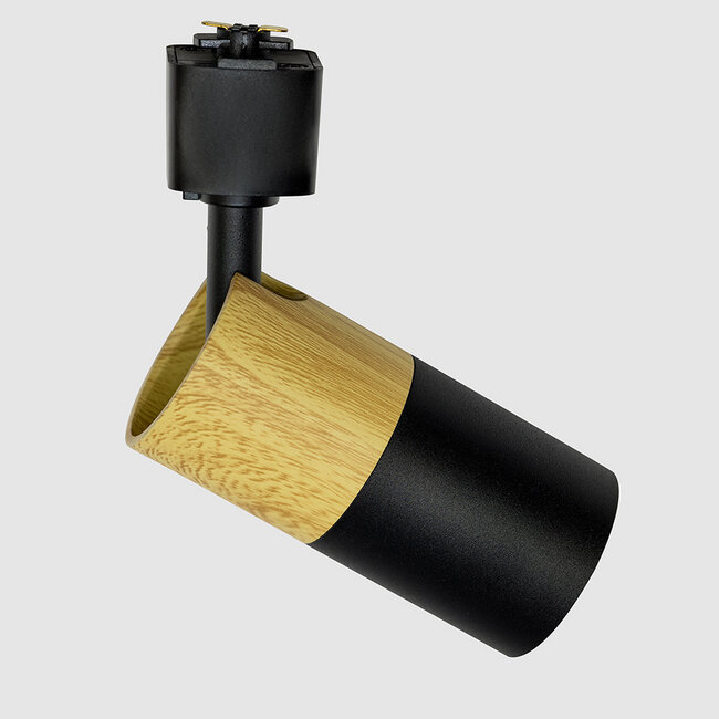 Track spotlight single circuit Linn - dark wood look