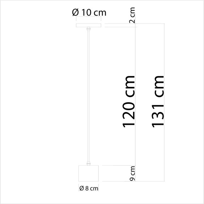 Minimalist Toby pendant lamp