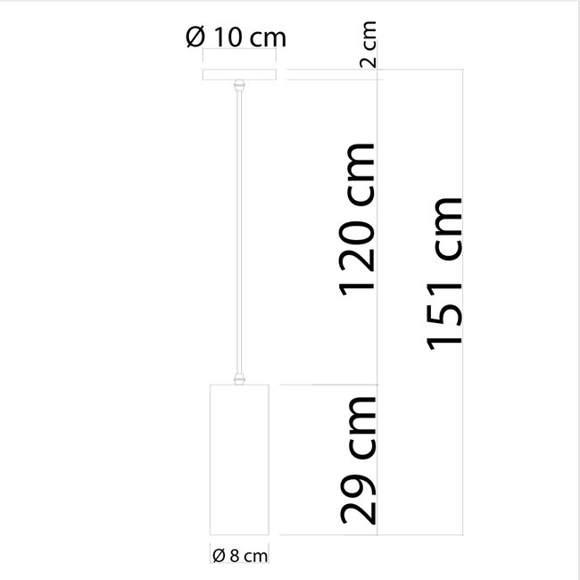 Minimalist Toby pendant lamp