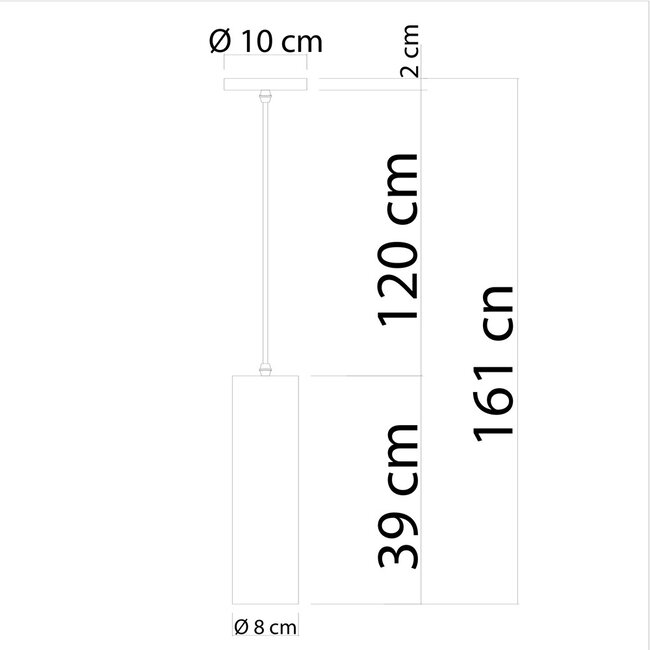 Minimalist Toby pendant lamp