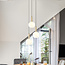 3-bulb pendant light with opal glass - Aiden