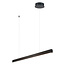 Dimmable black pendant light with LEDs - Devin