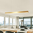 Dimmable gold pendant light with LEDs - Harvey