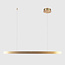 Dimmable gold pendant light with LEDs - Harvey