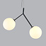 2-bulb asymmetrical pendant light - Dexter