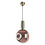 1-bulb pendant light with wavy glass - Lewis