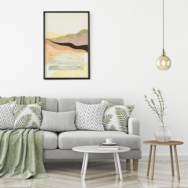 1-light pendant lamp Liya - red glass variant 4