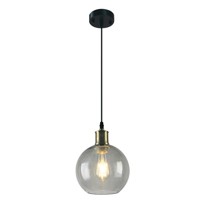 1-light pendant lamp Liya - red glass variant 4