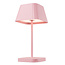 Rechargeable pink dimmable table lamp - Tessa