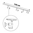 Single circuit industrial track lighting system - Claire