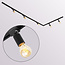 Modern 1-phase track lighting system with ceiling spotlights  - Jax