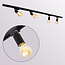 Modern 1-phase track lighting system with ceiling spotlights  - Jax