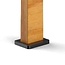 Standing outdoor lamp in wood effect - Xenia
