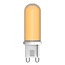 Dimmable G9 LED bulb, frosted glass, 2700K, 4.2W